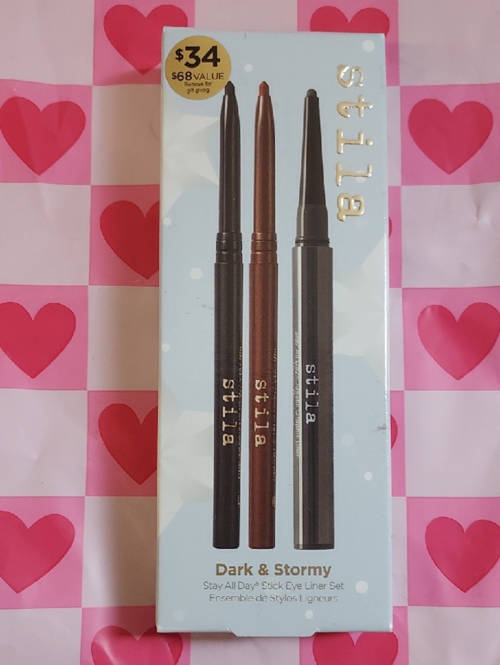 Stila Dark & Stormy Stay All Day Eye Liner Set - Black, Brown